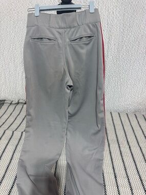 Champs Gray Track Pants with Red Side Stripe